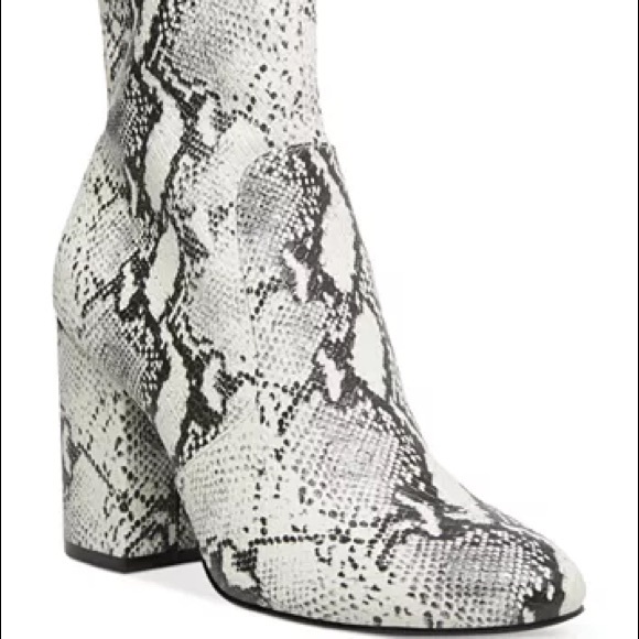 SOLD Madden Girl Snakeskin Booties - Picture 15 of 16